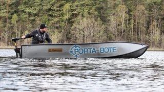 Porta-Bote auf Schwedens Seen