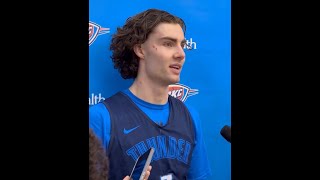 Josh Giddey speaks on recent allegations