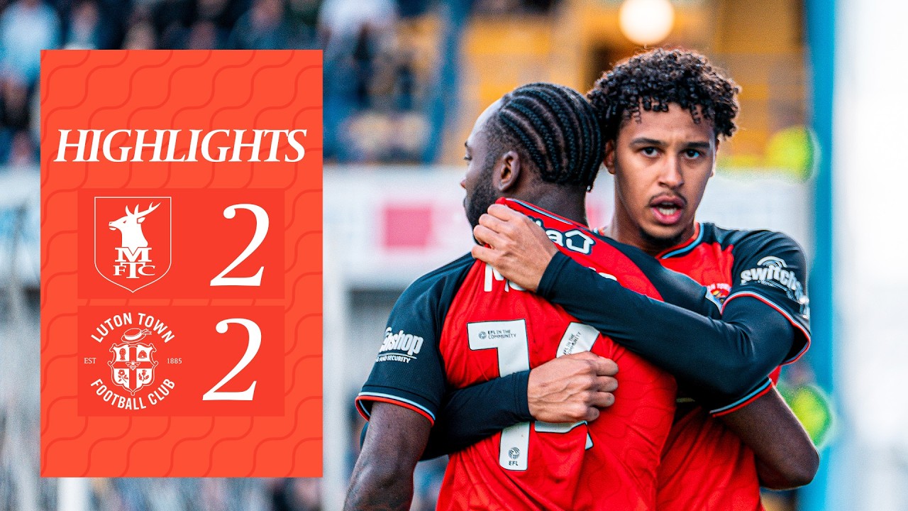 Mansfield 2-2 Luton | Highlights