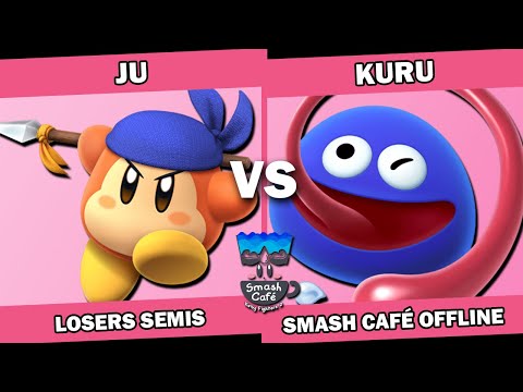 Ju (Bandana Waddle Dee) vs Kuru (Gooey) - OFFLINE Kirby Fighters 2 Tournament - Smash Cafe 05/25/22