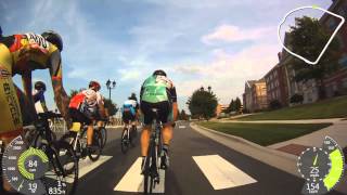 preview picture of video 'Kannapolis Cat 4 Crit 2014 - Crossroads Stop 2'