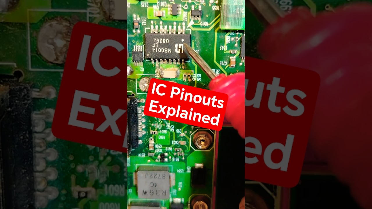 How to Find Pin 1 on Any IC Fast - IC Pinouts and Pro Tips Every Repair Tech MUST Know🔥 #electronic