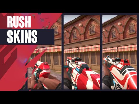 Rush Skins Showcase [4K] - Valorant Rush Collection
