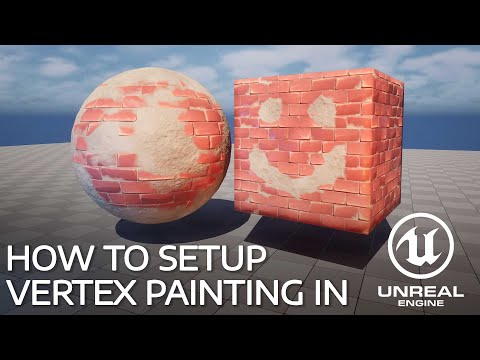 UE5で頂点ペイントする最も簡単な方法 (Easiest Way to Vertex Paint in UE5)
