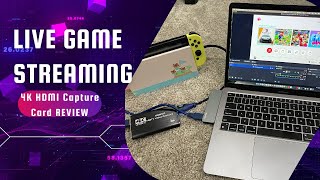 4K HDMI Capture Card for gameplay streamers unboxing and review!