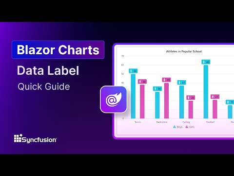 Blazor Charts: Data Label Feature Walkthrough