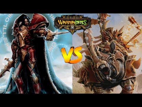 Warmachine/Hordes Practice Game - Xerxis2 (Disciples) vs Vlad2 (Wolves)