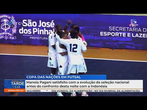 Manola Pagani satisfeito com a evolução da seleção nacional antes do confronto com a indonésia