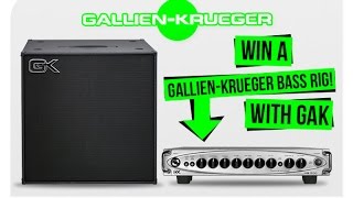 Video thumbnail for Win a Gallien-Krueger MB500 and 410MBE with GAK! by GAK
