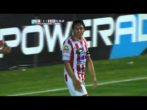 Noir tuvo el empate en el final. Patronato 2 - Atlético Paraná 1. Fecha 42. B Nacional 2015. FPT