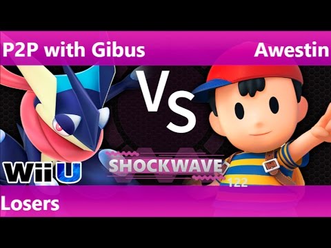 SW 122 - P2P with Gibus (Greninja, Lucario) vs SS | Awestin (Ness) Losers - Smash 4