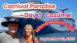 Carnival Paradise In Cozumel, Island Beach Club