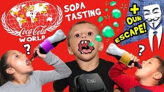 Stopping Hackers & Drinking 60+ Flavors of Soda @ World of Coca-Cola (ATLANTA, GA Family Vlog # 2)