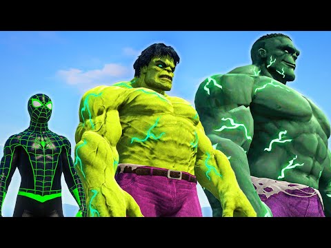 The Hulk Immortal vs Spiderman vs Hulk Savage - What If