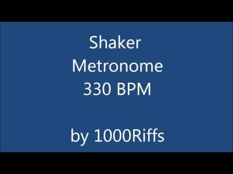 Shaker Metronome 330 BPM - Beats Per Minute