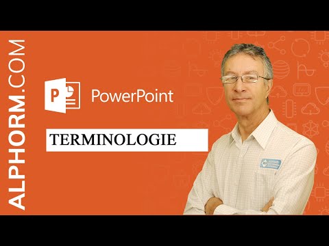 Terminologie sous PowerPoint 2019 Vidéo Tuto