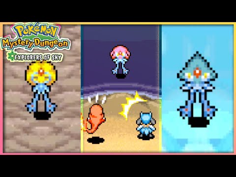 Battle v.s AZELF, UXIE, & MESPRIT - Pokemon Mystery Dungeon Explorers of Sky