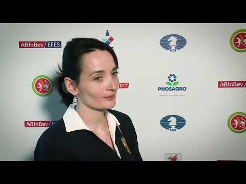 2019 Women's Candidates. Round 5. Interview with Kateryna Lagno.