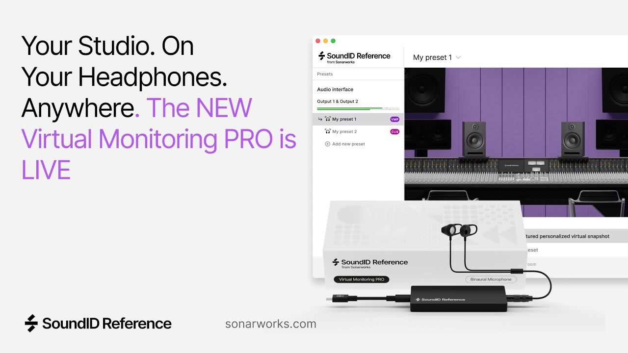 Virtual Monitoring PRO | Your Studio. On Your Headphones. Anywhere - YouTube