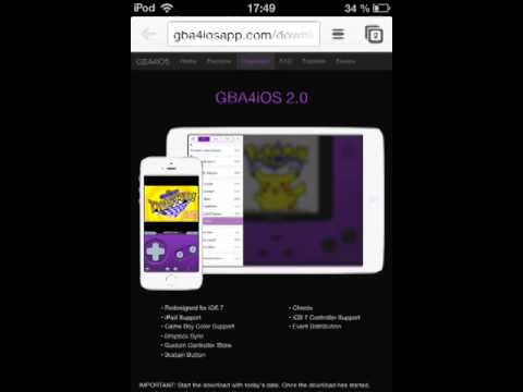 comment installer gba4ios sur ipod