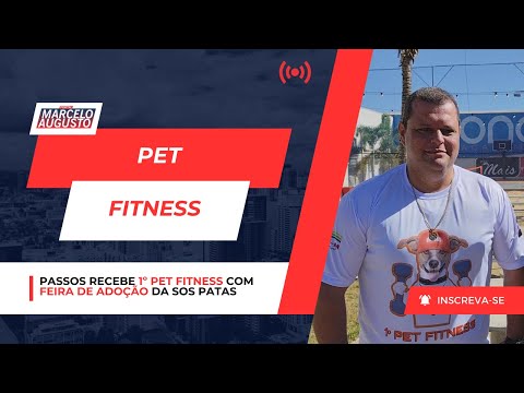 Passos recebe 1º Pet Fitness com feira de adoção da SOS Patas