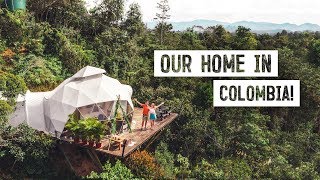 We Stayed in a DOME HOUSE in COLOMBIA & It Was Amazing! (Glamping in Guatapé)