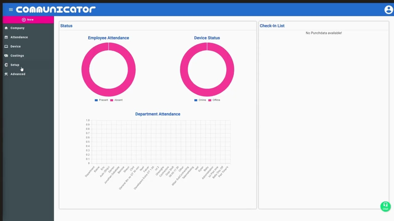 Communicator Quick Start Mobile App