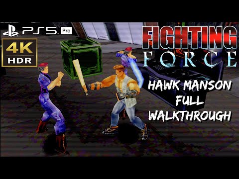 Fighting Force Collection Hawk Walkthrough (PS5 Pro) 4K HDR