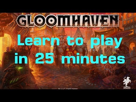 Learn to Play Gloomhaven in 25 minutes (Scenario and Campaign)