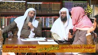 مناقشة الأبحاث والأحاديث بمكتبة مسجد أهل السنة بمنية سمنود 08 01 2017  5