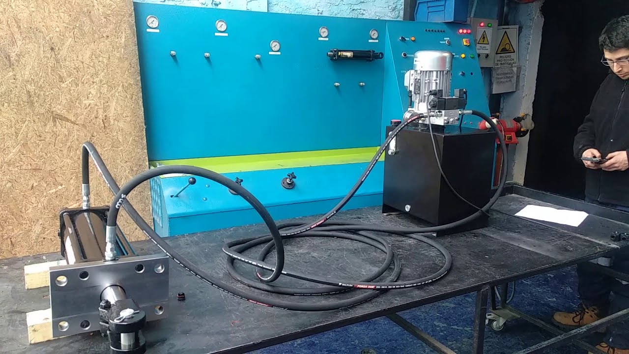 Central Hidráulica Compacta para cilindro de doble efecto - 20 Toneladas