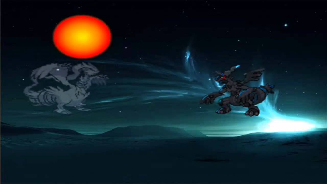 Sprite Battle: Reshiram VS Zekrom