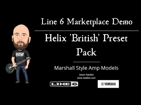 Line 6 Marketplace -  Helix 'British' Preset Pack (Marshall Style Amps)