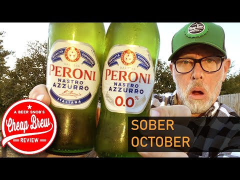 Peroni vs Peroni NA 0.0% Non-Alcohol Italian Beer | Sober October by A Beer Snob's Cheap Brew Review