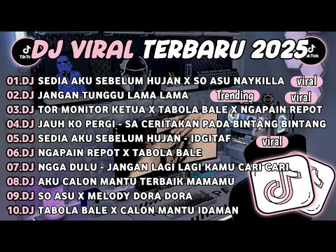 DJ TIKTOK TERBARU 2025🎵DJ SEDIA AKU SEBELUM HUJAN X SO ASU NAYKILLA🎵DJ JANGAN TUNGGU LAMA LAMA