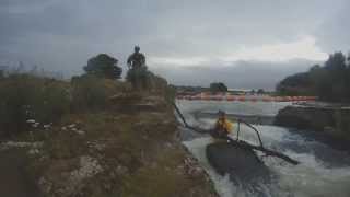 preview picture of video 'Clearing Trees From Fishladder (Linton Locks)'