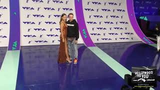 Logic and Jessica Andrea at the 2017 MTV Video Music Awards at The Forum in Los Angeles