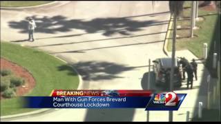 Gunman causes lockdown at Brevard Courthouse