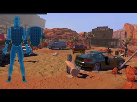 Arizona Sunshine - bhaptics integration demonstration with feet