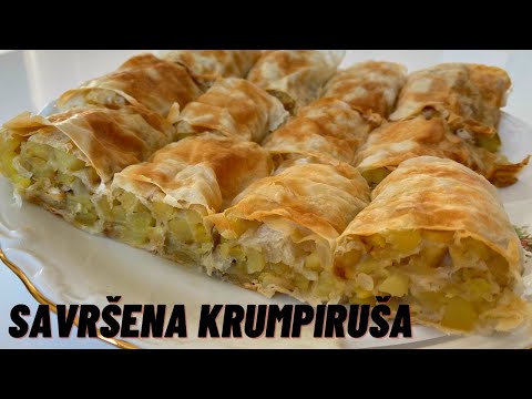 Pita od krumpira - recept koji svima uspijeva! Krompiruša 🥰