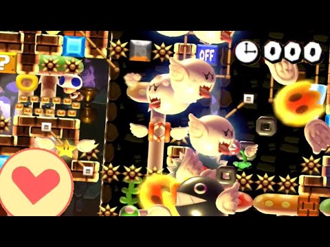 This Level is Absolute CHAOS from Start to Finish! - Super Mario Maker 2