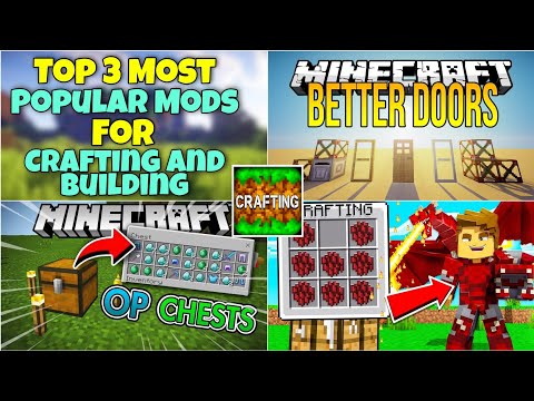 Top 3 Most Popular Mods For Crafting And Building And Minecraft PE | Without Zarchiver