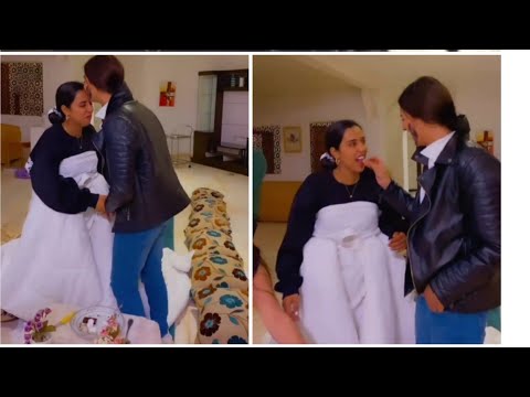 شاهد زواج رجاء بلمير 👰 ناري الموت ديال الضحك 😆 😆