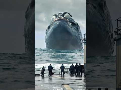 Giant Sea Monsters Emerge Around the Ship