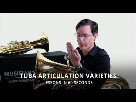 Lessons In 60 Seconds | Play With Different Articulation Varieties on the Tuba