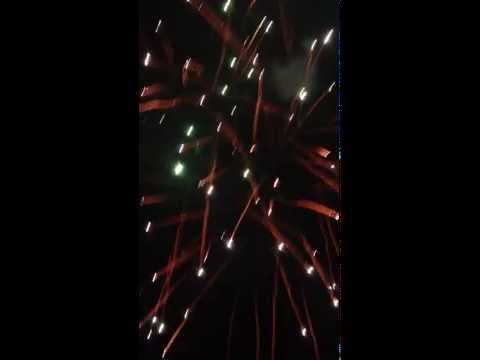 6 inch (150mm) Cylinder shell (Italy) 4 Esplosione Verde + Blinker Bianco