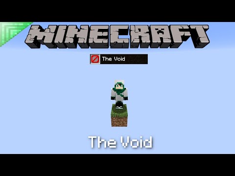 Minecraft Madness: Create A Void World