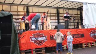 preview picture of video '5. Harley Run 2014 - Live Musik mit Red fat CAT'
