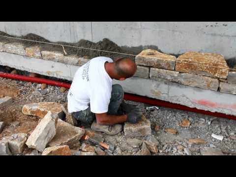 comment construire un mur en pierre