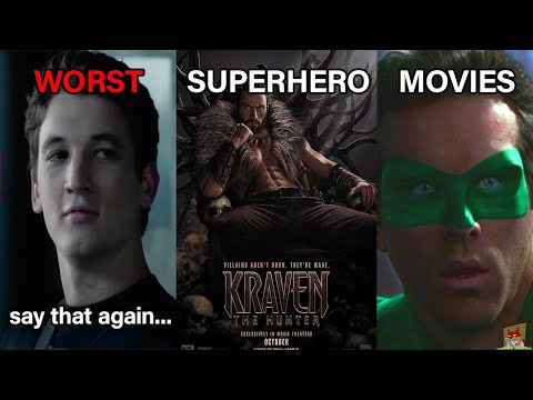 The WORST Superhero Movies EVER